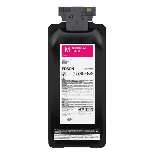 Epson SJIC48P-M tusz czerwony, oryginalny C13T55P340 083698 - 1