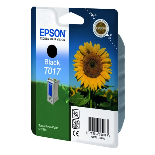 Epson T017 czarny, oryginalny C13T01740110 020540 - 1