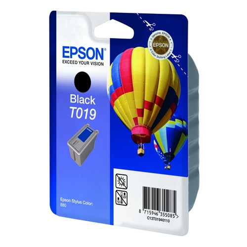 Epson T019 czarny, oryginalny C13T01940110 020560 - 1