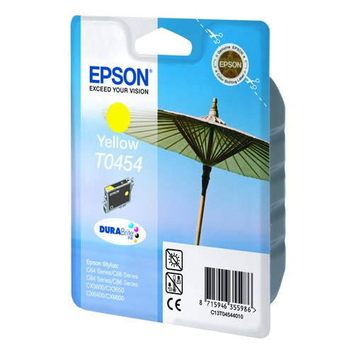 Epson T0454 żółty, oryginalny C13T04544010 022510 - 1