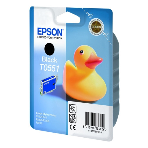 Epson T0551 czarny, oryginalny C13T05514010 022860 - 1