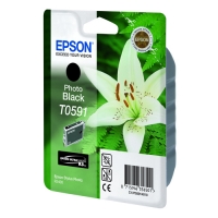 Epson T0591 tusz foto czarny, oryginalny C13T05914010 022950