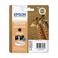 Epson T0711H tusz czarny DoublePack, oryginalny C13T07114H10 023105