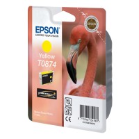 Epson T0874 tusz żółty, oryginalny C13T08744010 023308