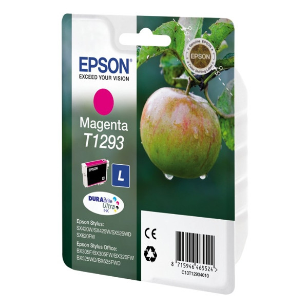 Epson T1293 tusz czerwony, zwiększona pojemność, oryginalny C13T12934011 C13T12934012 026293 - 1