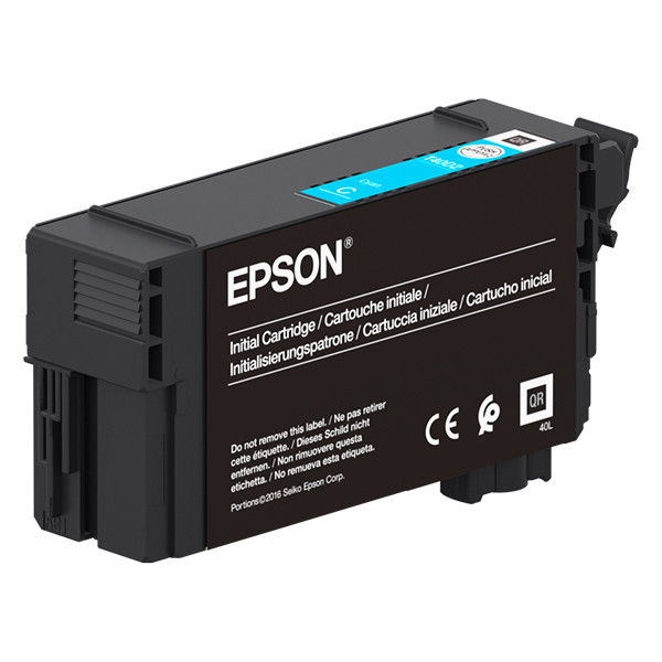 Epson T40C2 tusz niebieski, oryginalny C13T40C240 083410 - 1