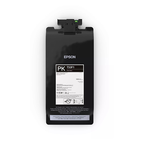 Epson T53F1 tusz foto czarny, oryginalny C13T53F100 024210 - 1