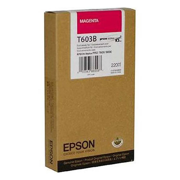 Epson T603B tusz czerwony, zwiększona pojemność, oryginalny C13T603B00 026118 - 1