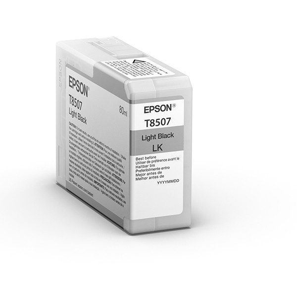 Epson T8507 tusz jasnoczarny, oryginalny C13T850700 026786 - 1