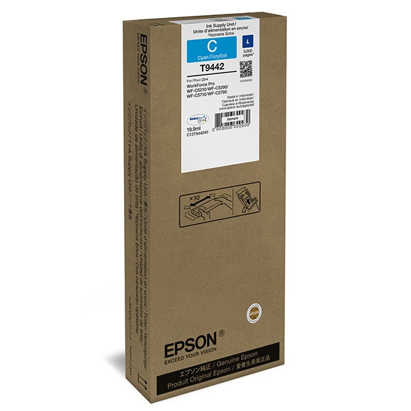 Epson T9442 tusz niebieski, oryginalny C13T944240 025954 - 1