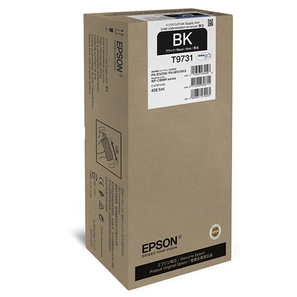 Epson T9731 tusz czarny, zwiększona pojemność, oryginalny C13T973100 027042 - 1