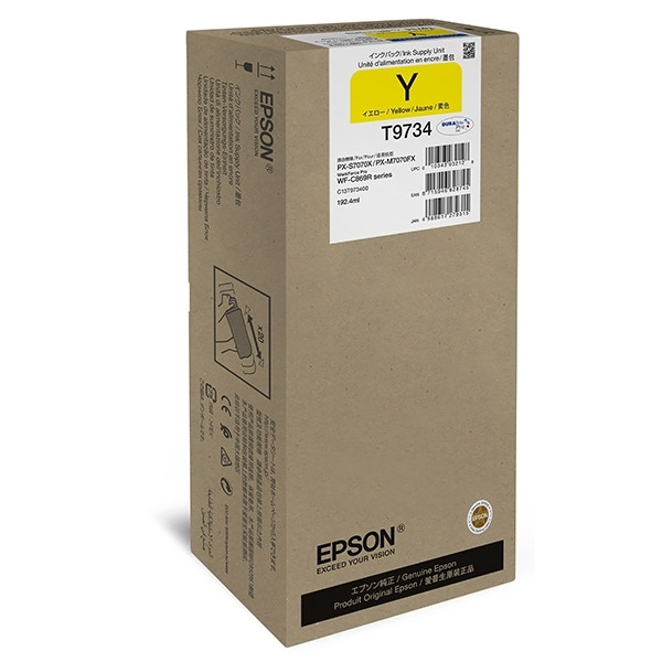 Epson T9734 tusz żółty, zwiększona pojemność, oryginalny C13T973400 027048 - 1