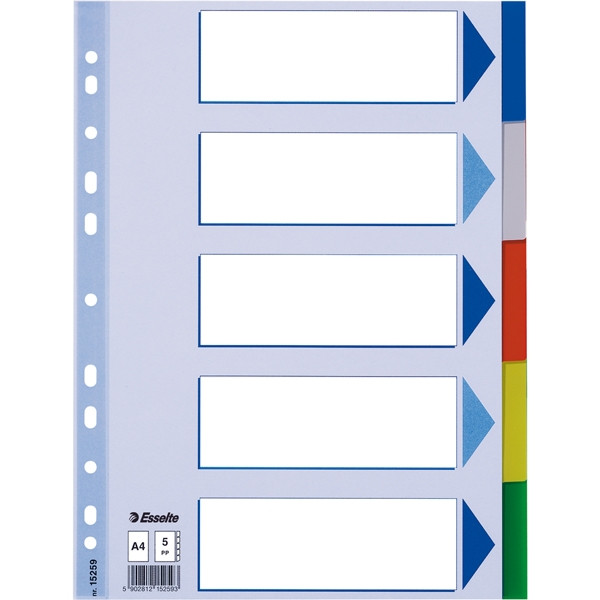 Esselte Przekładki ESSELTE PP 5 kart A4 15259 203798 - 1