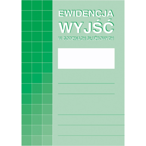 Ewidencja wyjść w godzinach służbowych 574-1 574-1 246920 - 1