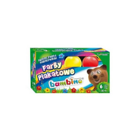 Farby plakatowe 6 kol./20 ml Bambino 001598 246407