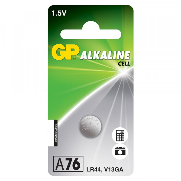 GP Bateria alkaliczna guzikowa GP LR44, 1 sztuka GPA76 215042 - 1