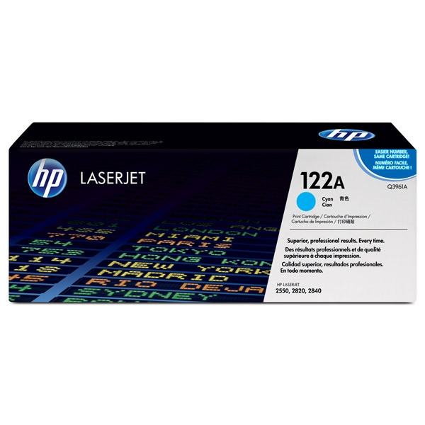 HP 122A (Q3961A) toner niebieski, zwiększona pojemność, oryginalny Q3961A 039430 - 1