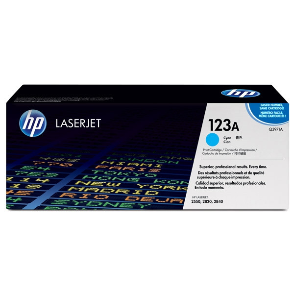 HP 123A (Q3971A) toner niebieski, oryginalny Q3971A 039470 - 1