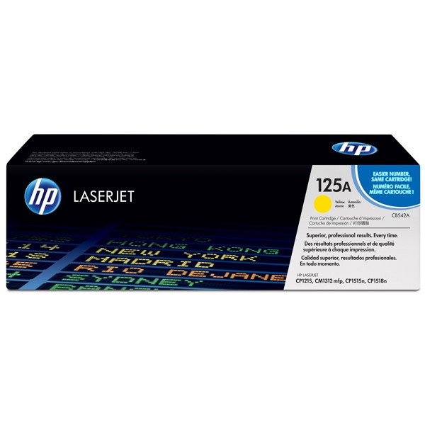 HP 125A (CB542A) toner żółty, oryginalny CB542A 039808 - 1