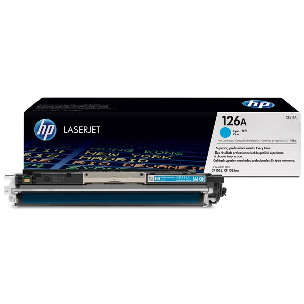 HP 126A (CE311A) toner niebieski, oryginalny CE311A 054002 - 1