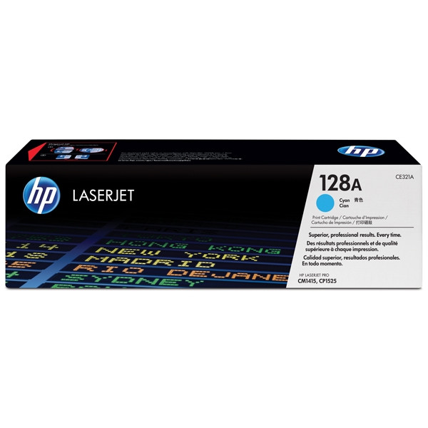 HP 128A (CE321A) toner niebieski, oryginalny CE321A 054012 - 1