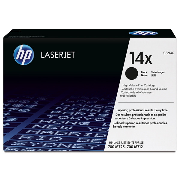 HP 14X (CF214X) toner czarny zwiększona pojemność, oryginalny CF214X 054666 - 1