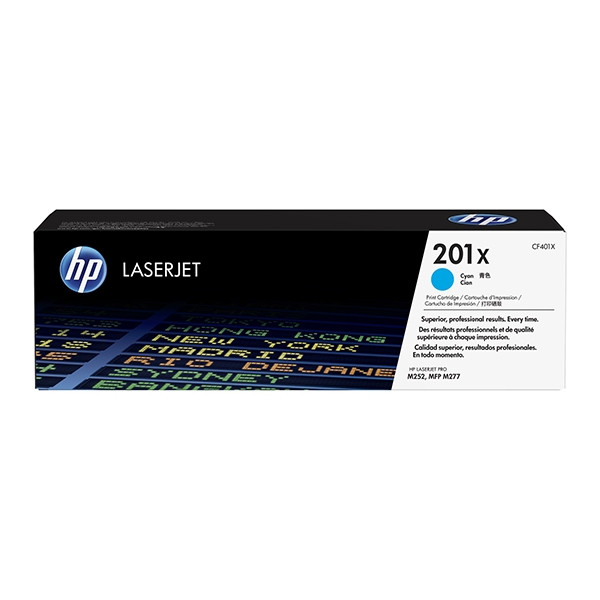 HP 201X (CF401X) toner niebieski, zwiększona pojemność, oryginalny CF401X 054860 - 1