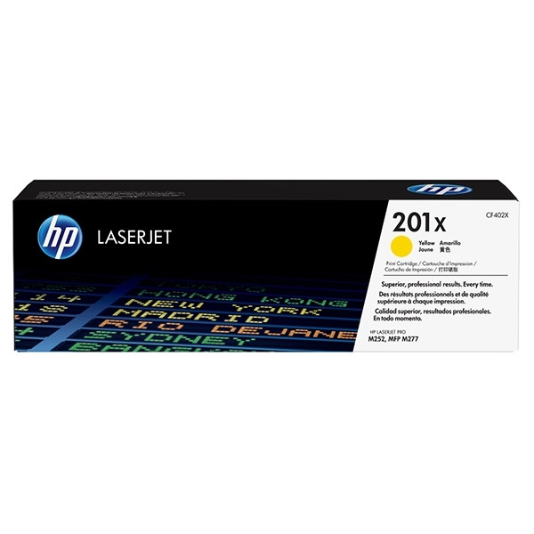 HP 201X (CF402X) toner żółty, zwiększona pojemność, oryginalny CF402X 054864 - 1