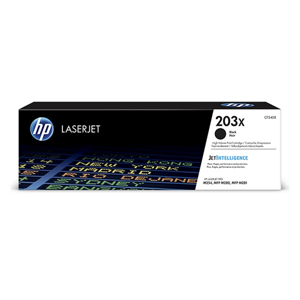 HP 203X (CF540X) toner czarny, zwiększona pojemność, oryginalny CF540X 055210 - 1