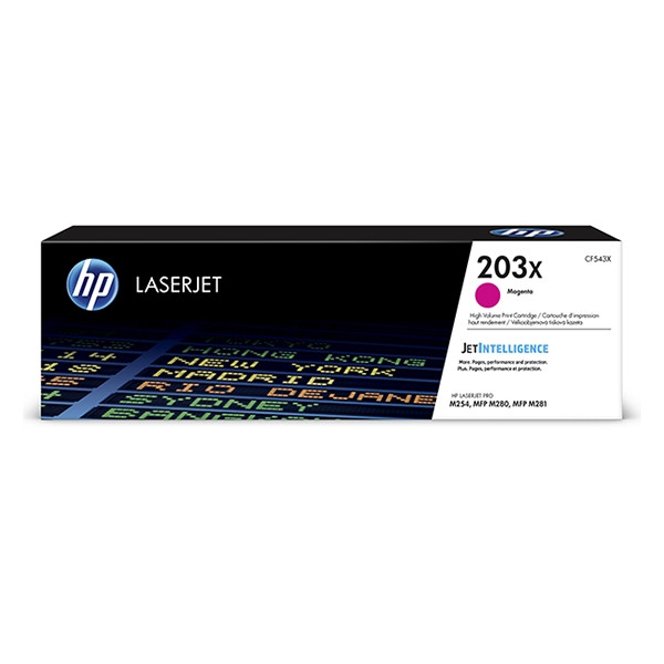 HP 203X (CF543X) toner czerwony, zwiększona pojemność, oryginalny CF543X 055222 - 1