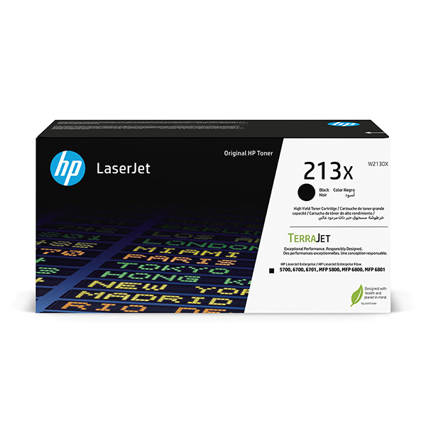 HP 213X (W2130X) toner czarny, zwiększona pojemność, oryginalny W2130X 133036 - 1