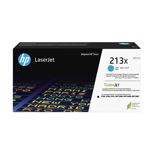 HP 213X (W2131X) toner niebieski,  zwiększona pojemność, oryginalny W2131X 133038 - 1