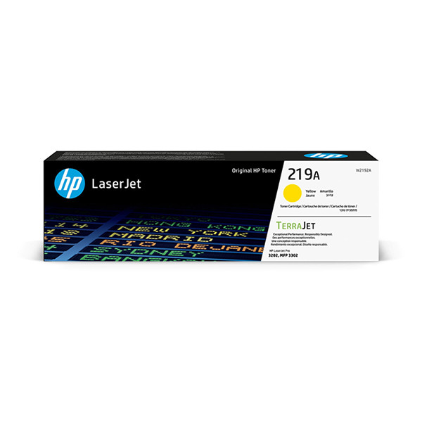 HP 219A (W2192A) toner żółty, oryginalny W2192A 093340 - 1