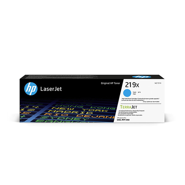 HP 219X (W2191X) toner niebieski, zwiększona pojemność, oryginalny W2191X 093344 - 1