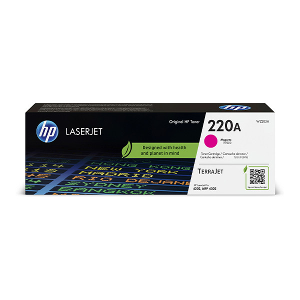 HP 220A (W2203A) toner czerwony, oryginalny W2203A 133018 - 1