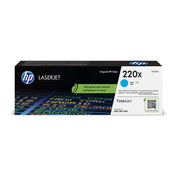 HP 220X (W2201X) toner niebieski, zwiększona pojemność, oryginalny W2201X 133022 - 1