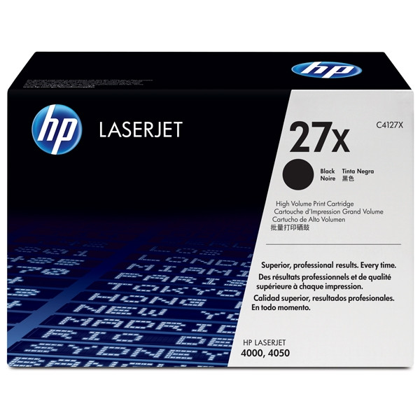 HP 27X (C4127X) toner czarny, zwiększona pojemność, oryginalny C4127X 032122 - 1