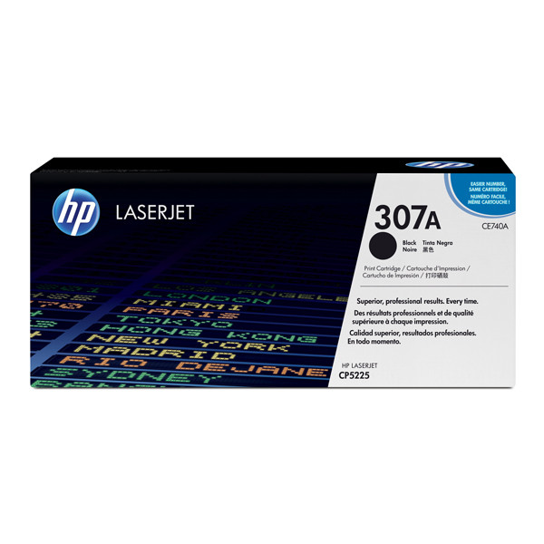 HP 307A (CE740A) toner czarny, oryginalny CE740A 039902 - 1