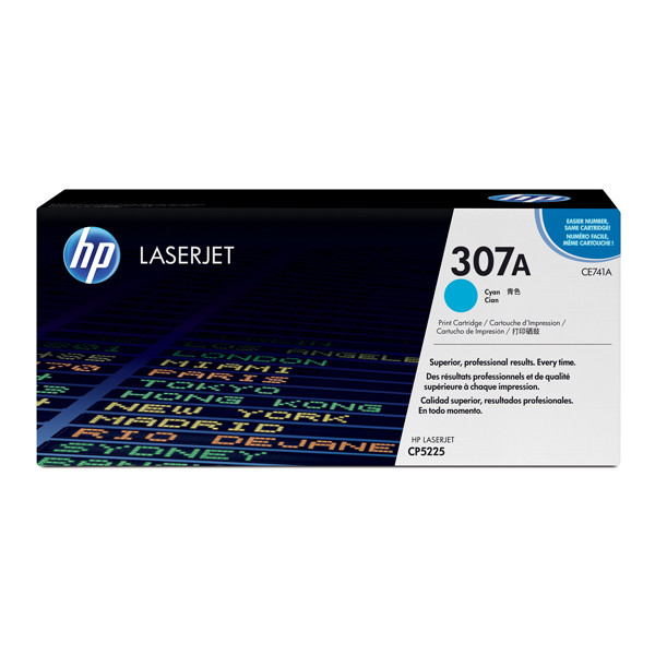 HP 307A (CE741A) toner niebieski, oryginalny CE741A 039904 - 1