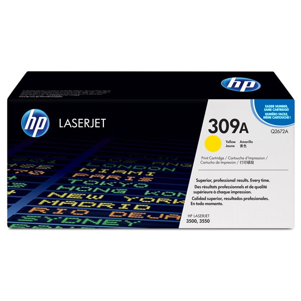 HP 309A (Q2672A) toner żółty, oryginalny Q2672A 039330 - 1