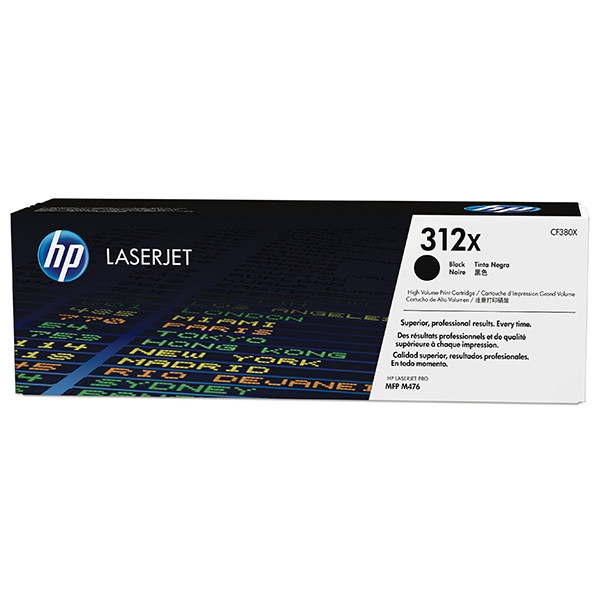 HP 312X (CF380X) toner czarny, zwiększona pojemność, oryginalny CF380X 054784 - 1