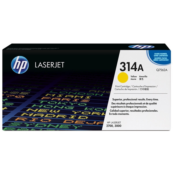 HP 314A (Q7562A) toner żółty, oryginalny Q7562A 039570 - 1