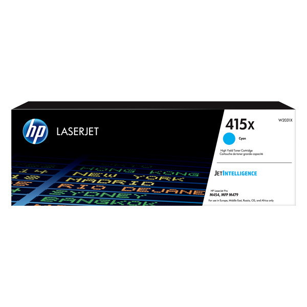 HP 415X (W2031X) toner niebieski, zwiększona pojemność, oryginalny W2031X 055440 - 1