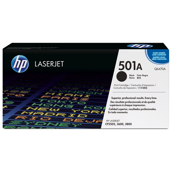 HP 501A (Q6470A) toner czarny, oryginalny Q6470A 039580 - 1