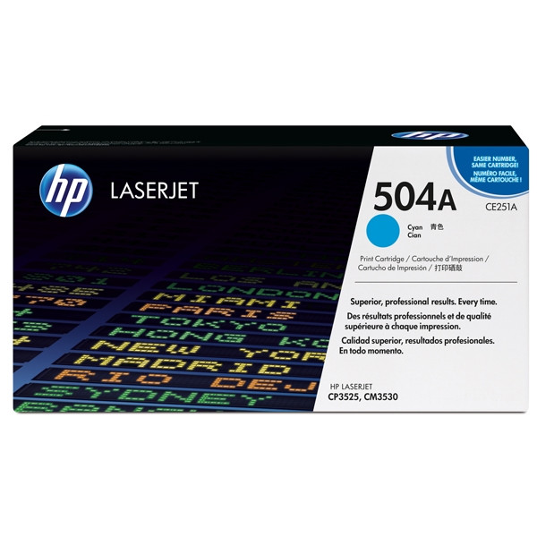 HP 504A (CE251A) toner niebieski, oryginalny CE251A 039834 - 1