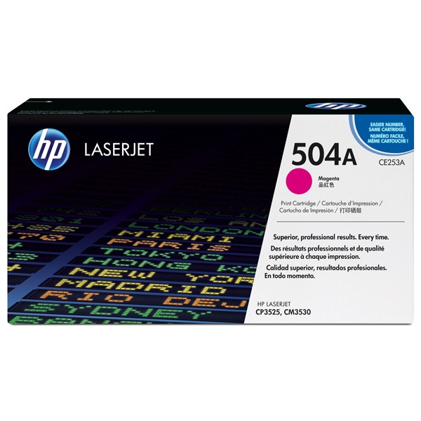 HP 504A (CE253A) toner czerwony, oryginalny CE253A 039838 - 1