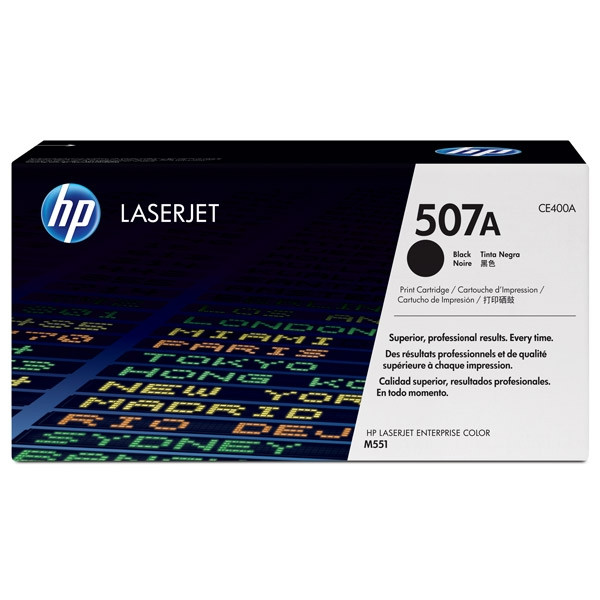 HP 507A (CE400A) toner czarny, oryginalny CE400A 054038 - 1