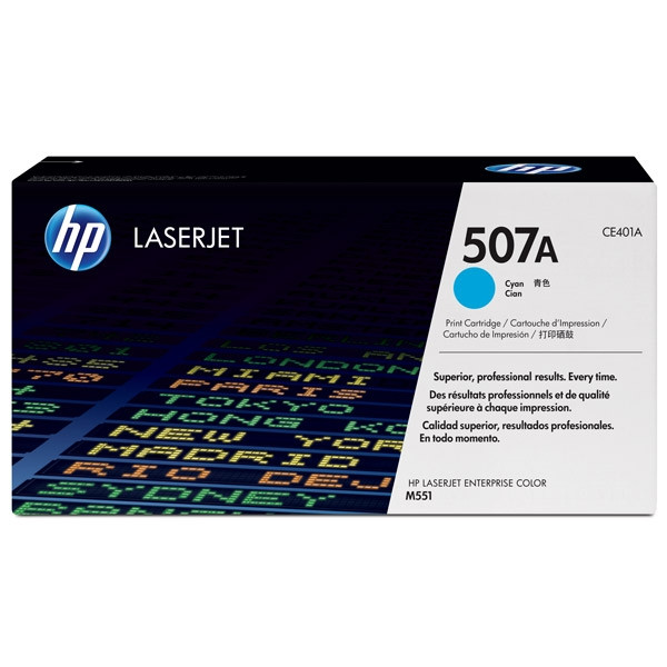 HP 507A (CE401A) toner niebieski, oryginalny CE401A 054042 - 1