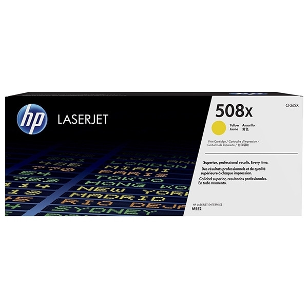 HP 508X (CF362X) toner żółty, zwiększona pojemność, oryginalny CF362X 054848 - 1