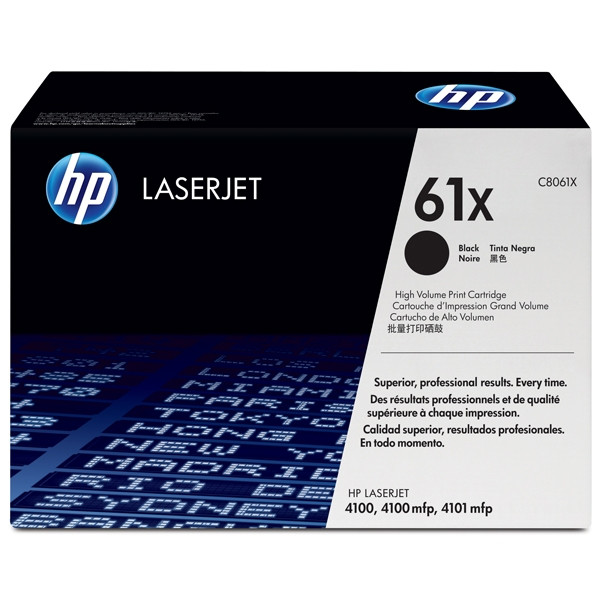 HP 61X (C8061X) toner czarny, zwiększona pojemność, oryginalny C8061X 033020 - 1